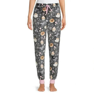 💥Secret Treasures Women's Plush Cuffed Pajama Pants M